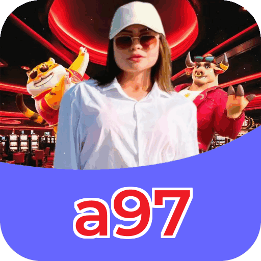 Interface do aplicativo a97 mostrando jogos disponíveis no iOS e Android